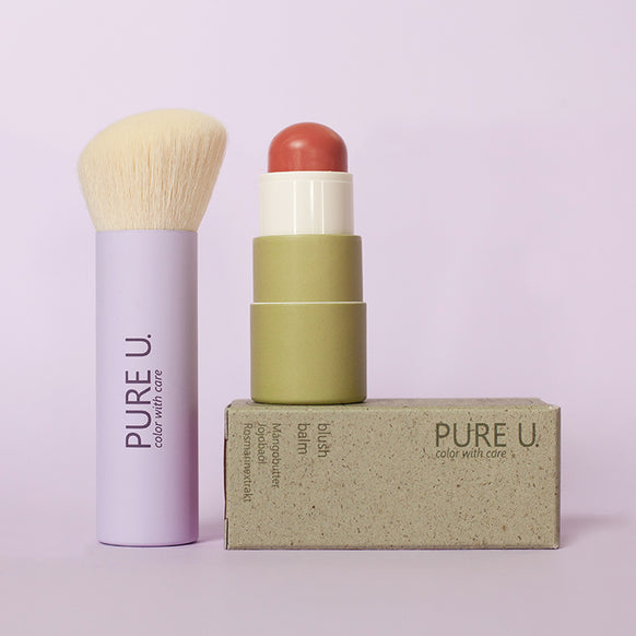 Der Make-up Pinsel Blending Brush und Blush Balm von PURE U.